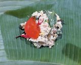 Foto langkah ke 5 dari resep Pepes Tahu Telur Asin.