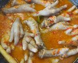 Foto langkah ke 4 dari resep Ceker Mercon Pedas Manis.