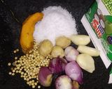 Foto langkah ke 1 dari resep Sayur lodeh kacang panjang.