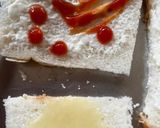 A picture of step 2 of Avocado spray Sandwiches.
