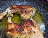 A picture of step 2 of Rosemary mushroom chicken.