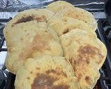 A picture of step 5 of Egyptian Whole Wheat Flatbread on the Stovetop.