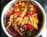 A picture of step 5 of Mutton curry.