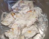 A picture of step 1 of Nawabi Paneer Korma in white Gravy.