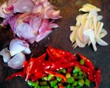 Foto langkah ke 1 dari resep Tumis Jantung Ayam Tahu Kecap.