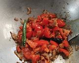 A picture of step 5 of Chatpata Palak Paneer.