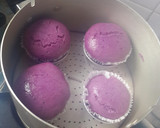 Foto langkah ke 11 dari resep Bolu kukus ubi ungu anti FRUSTASI.
