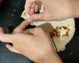 A picture of step 15 of Flower shape Chicken Bread.