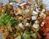 A picture of step 4 of White Chana chaat.
