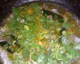 A picture of step 6 of Masala sooji.