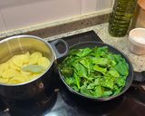 Foto del paso 1 de la receta: Crema de espinacas