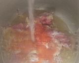 A picture of step 5 of Kadu gosht.
