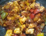 A picture of step 3 of Chilli paneer.