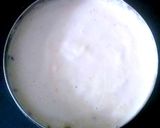 A picture of step 1 of Mysore Bajji or Flour Fritters.