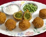 A picture of step 19 of Aloo Matar Sabudana Vada.