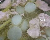 Hình bước làm 4 của món Bún mọc sườn non