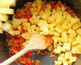 A picture of step 4 of Peas Dish.