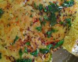A picture of step 5 of Steamed Dhokla.