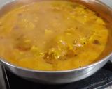 A picture of step 6 of Kathiyavadi Dhokli nu Shak (no onion-garlic).