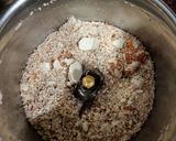 A picture of step 2 of Oats dry fruit panjeeri.