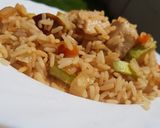 Foto del paso 5 de la receta: Arroz con pollo y verduras salteadas