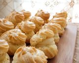 Foto langkah ke 15 dari resep Choux Puff with Vanilla Custard.