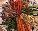 A picture of step 4 of California Farm Beef Steak Bibimbap Dinner.