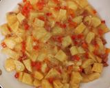 Foto del paso 4 de la receta: Tortilla de papa RELLENA 😋