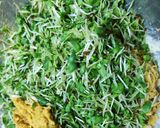 A picture of step 3 of Banana fenugreek fritters.