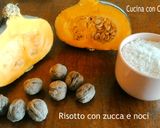 Foto del passaggio 1 della ricetta Risotto con zucca e noci