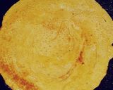 A picture of step 2 of Besan chilla Raita.