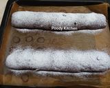 Foto langkah ke 9 dari resep Choco Cranberry Walnut Baguette.