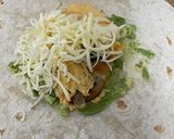 Foto del paso 3 de la receta: Fajita rellena de aguacate y tortilla de setas