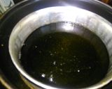 A picture of step 5 of Ghevar cake.