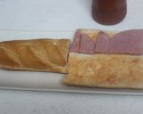 Foto del paso 4 de la receta: Bocadillo de jamón cocido untado de gazpacho