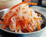 Foto langkah ke 3 dari resep Namasu (pickled daikon+carrot salad) atau Salad Hokben.