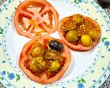 Une image de l'étape 2 de Salade de tomates à la ricotta.