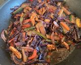 Thai zöldséges-csirkés sült rízstészta 🧄🧅🌶🥕🫑🍜🥒 🇹🇭 😋 recept fázis 6 fotója