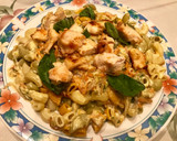 Foto del paso 7 de la receta: Fideos con pollo y verduras con crema de roquefort. Muy fácil! Riquísimo 😋