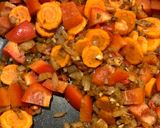 Ser paneer z marchewką, papryką i szpinakiem w sosie krok przepisu 1 zdjęcie