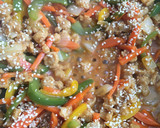 Foto del paso 6 de la receta: “Pollo” agridulce (hecho con soya)