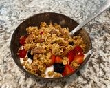 A picture of step 3 of Breakfast yogurt.