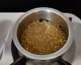 A picture of step 4 of Kashayam (South Indian chai).