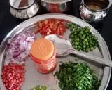 A picture of step 2 of Jowar khichdi or upma.