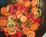 A picture of step 5 of Veggie Spaghetii.