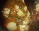 A picture of step 3 of Spicy Potato Curry with Carrots and Peas.