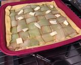 Une image de l'étape 11 de Tarte quadrillée à la rhubarbe et vanille,pâte brisée au sucre de canne.