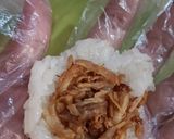 Foto langkah ke 4 dari resep Lemper isi Ayam.