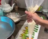 A picture of step 7 of Squash blossoms (Stuffed with tofu and sesame filling).