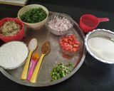 A picture of step 1 of Lauki Uttapam.